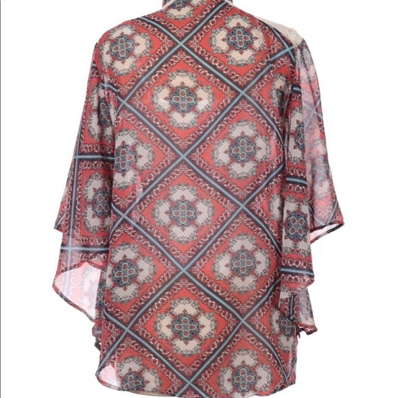 Open Front Kimono - Picture 2 of 8